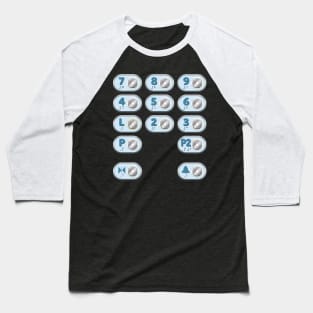 Elevator Panel Buttons Art Gift Baseball T-Shirt